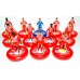 Subbuteo Andrew Table Soccer Olympiacos 2023-24 on WSB Professional bases